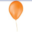 BALAO 7 LISO RD LARANJA C / 50UND