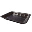 BANDEJA FF03 FIBRAFORM PRETA 18X24X3 CM C / 10