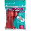 COLHER SOBREMESA VERMELHO PLAST JET C / 50